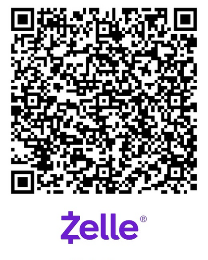 Zelle QR code for donations to Savera Arts and Music Foundation